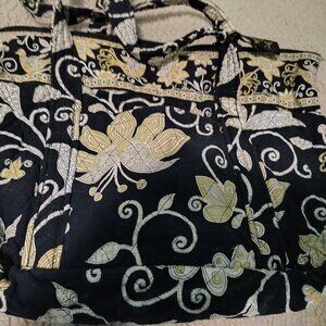 Vera Bradley bird bag with matching zip id and lanyard